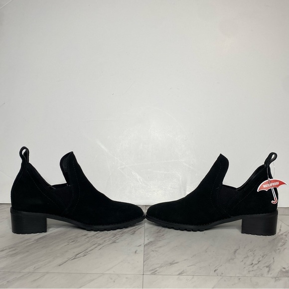 New! Blondo Sandra Black Suede Bootie 7 1/2 M - Picture 5 of 15